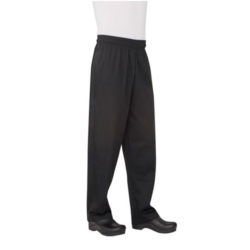 Essential Mens Baggy Chef Pants Black 2XL Chef Works