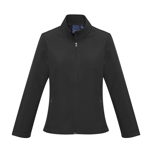 APEX WOMENS JACKET SOFTSHELL BLK MED