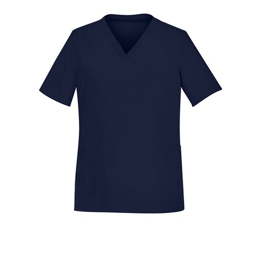 Avery Womens Scrub Top Navy XS